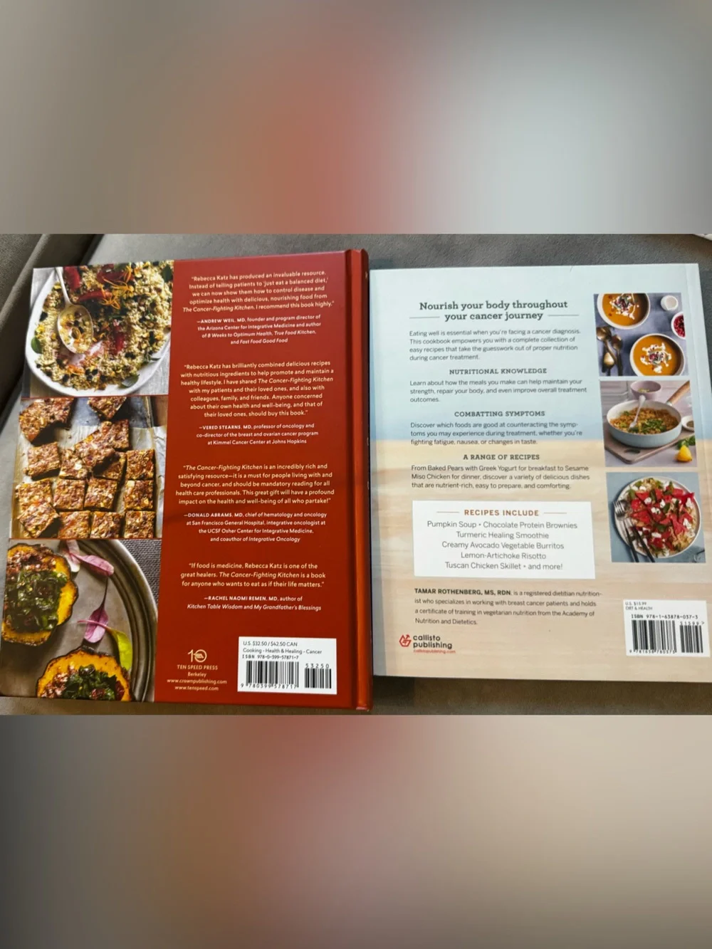 Two NEW CANCER DIET & fighting cookbooks